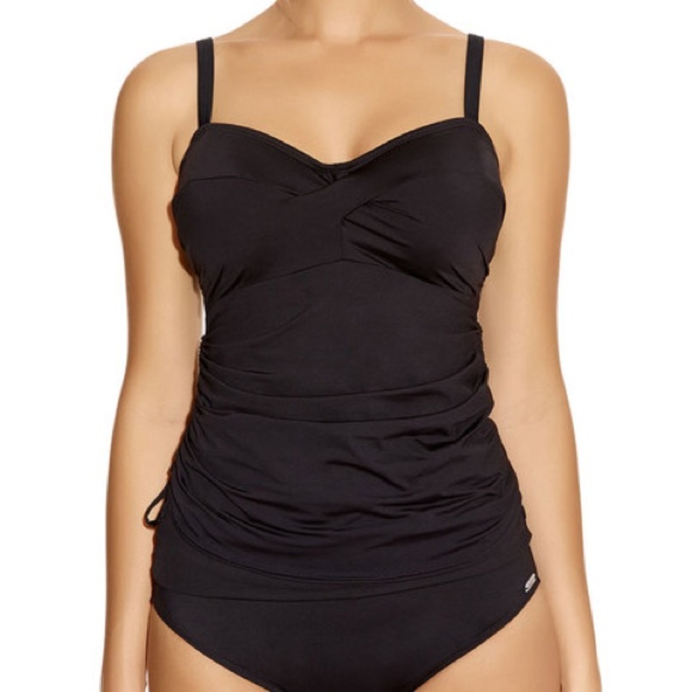 Fantasie Black Bikini with Ruched Detailing